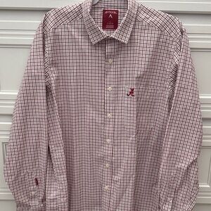 Men’s Antigua Stitched Alabama Pocket Logo Button Down
